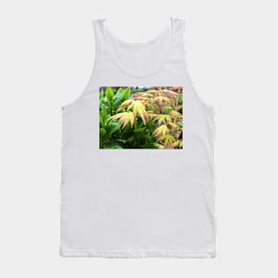 Yellow Maple Leaves Tank Top